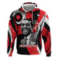 Stokely Carmichael Zip Hoodie Abstract Design Black Power Text Civil Rights Activist - African Pride