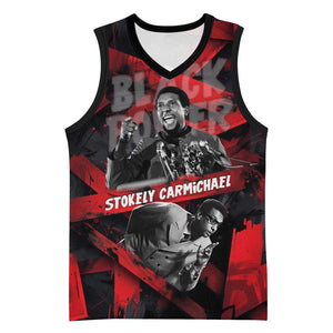 Stokely Carmichael Basketball Jersey Graphic Design Black Power Quote Powerful Speech Civil Rights - African Pride