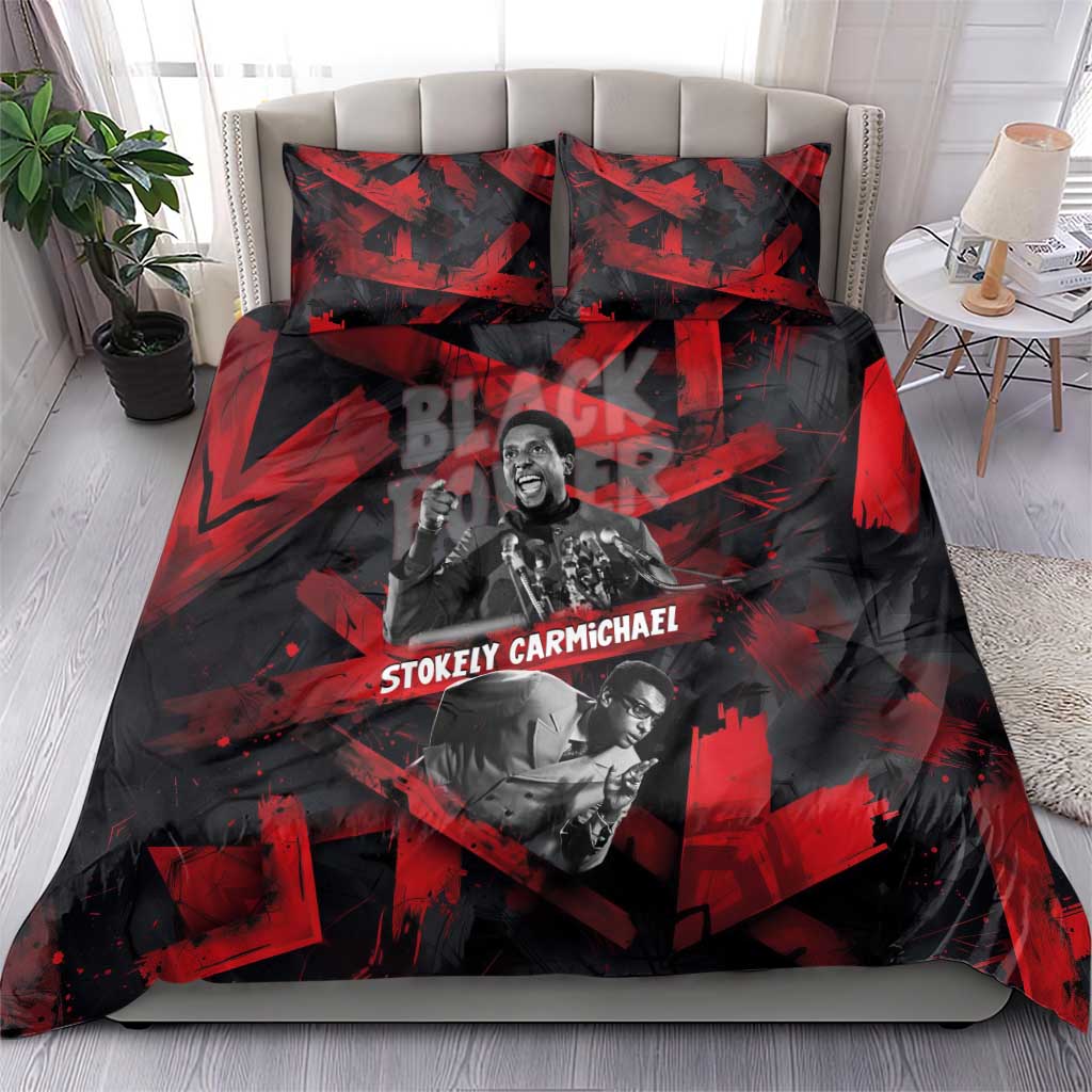 Stokely Carmichael Bedding Set Graphic Design Black Power Quote Powerful Speech Civil Rights - African Pride