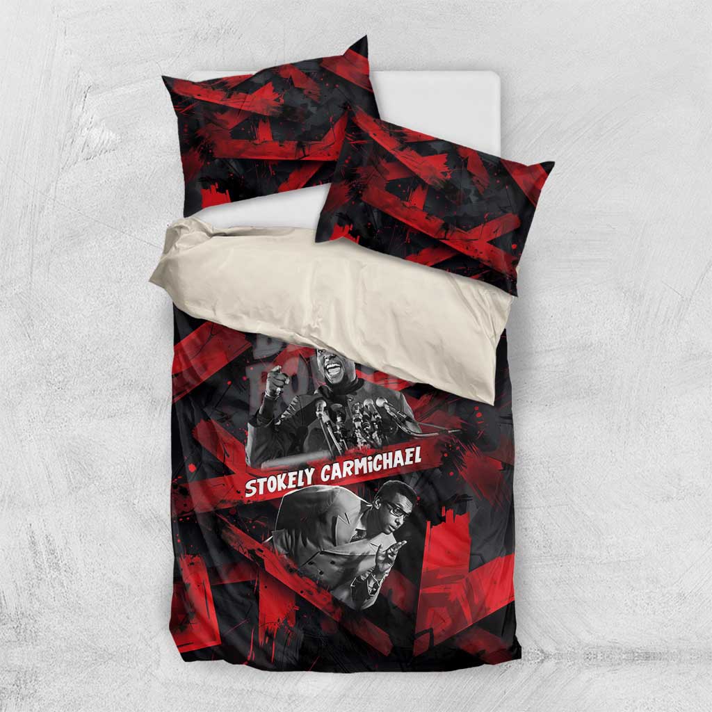 Stokely Carmichael Bedding Set Graphic Design Black Power Quote Powerful Speech Civil Rights - African Pride
