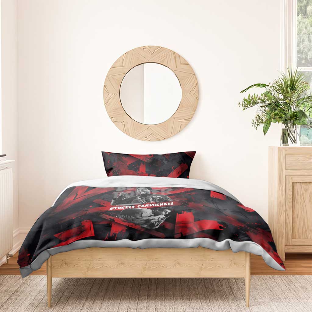 Stokely Carmichael Bedding Set Graphic Design Black Power Quote Powerful Speech Civil Rights - African Pride