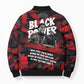 Stokely Carmichael Bomber Puffer Jacket Graphic Design Black Power Quote Powerful Speech Civil Rights - African Pride