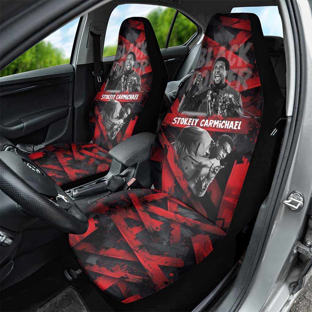 Stokely Carmichael Car Seat Cover Graphic Design Black Power Quote Powerful Speech Civil Rights - African Pride