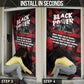Stokely Carmichael Door Cover Graphic Design Black Power Quote Powerful Speech Civil Rights - African Pride