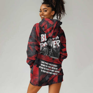 Stokely Carmichael Hoodie Dress Graphic Design Black Power Quote Powerful Speech Civil Rights - African Pride