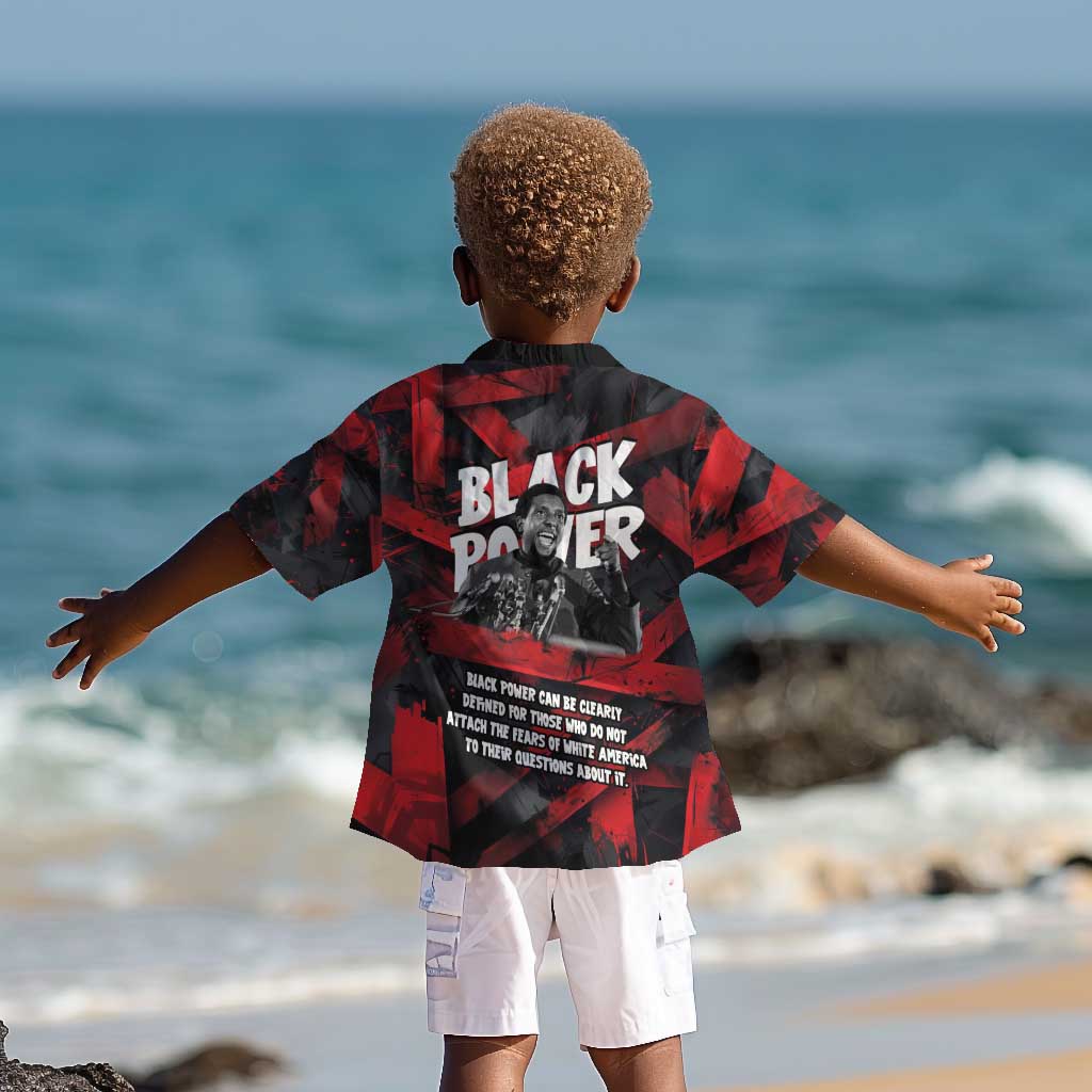 Stokely Carmichael Kid Hawaiian Shirt Graphic Design Black Power Quote Powerful Speech Civil Rights - African Pride