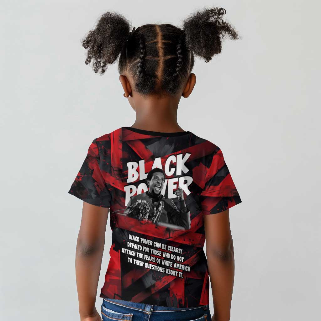Stokely Carmichael Kid T shirt Graphic Design Black Power Quote Powerful Speech Civil Rights - African Pride