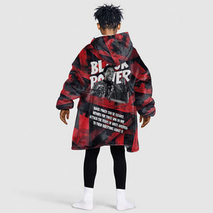 Stokely Carmichael Kid Wearable Blanket Hoodie Graphic Design Black Power Quote Powerful Speech Civil Rights - African Pride