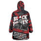 Stokely Carmichael Kid Wearable Blanket Hoodie Graphic Design Black Power Quote Powerful Speech Civil Rights - African Pride