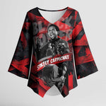 Stokely Carmichael Kimono Sleeve Blouse Graphic Design Black Power Quote Powerful Speech Civil Rights - African Pride