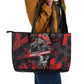 Stokely Carmichael Leather Tote Bag Graphic Design Black Power Quote Powerful Speech Civil Rights - African Pride