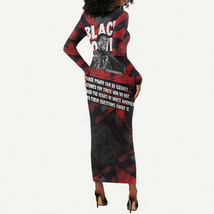 Stokely Carmichael Long Sleeve Bodycon Dress Graphic Design Black Power Quote Powerful Speech Civil Rights - African Pride
