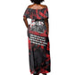 Stokely Carmichael Off Shoulder Maxi Dress Graphic Design Black Power Quote Powerful Speech Civil Rights - African Pride