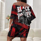 Stokely Carmichael Off Shoulder Short Dress Graphic Design Black Power Quote Powerful Speech Civil Rights - African Pride
