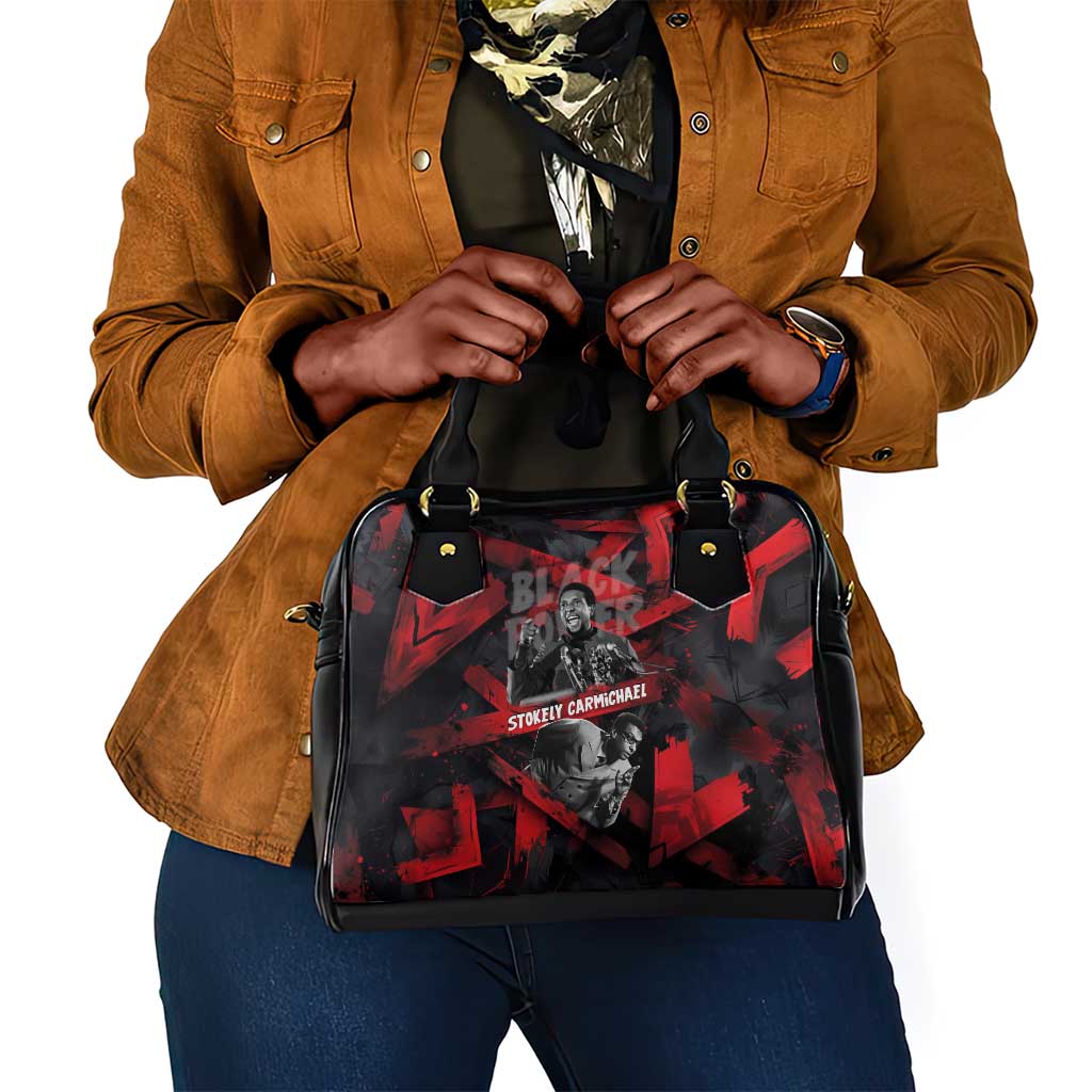 Stokely Carmichael Shoulder Handbag Graphic Design Black Power Quote Powerful Speech Civil Rights - African Pride