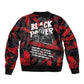 Stokely Carmichael Sleeve Zip Bomber Jacket Graphic Design Black Power Quote Powerful Speech Civil Rights - African Pride