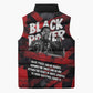 Stokely Carmichael Sleeveless Puffer Jacket Graphic Design Black Power Quote Powerful Speech Civil Rights - African Pride