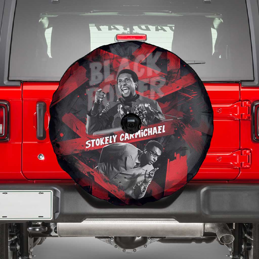 Stokely Carmichael Spare Tire Cover Graphic Design Black Power Quote Powerful Speech Civil Rights - African Pride