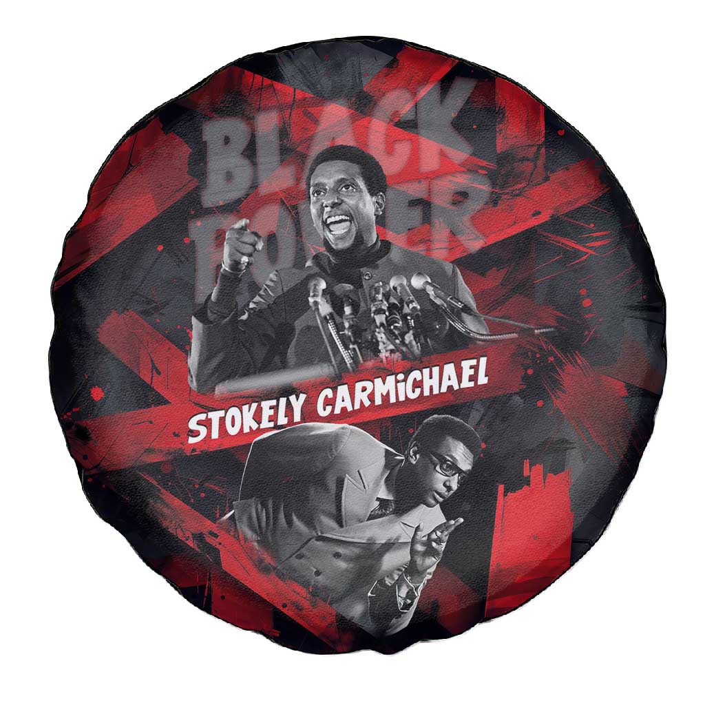 Stokely Carmichael Spare Tire Cover Graphic Design Black Power Quote Powerful Speech Civil Rights - African Pride