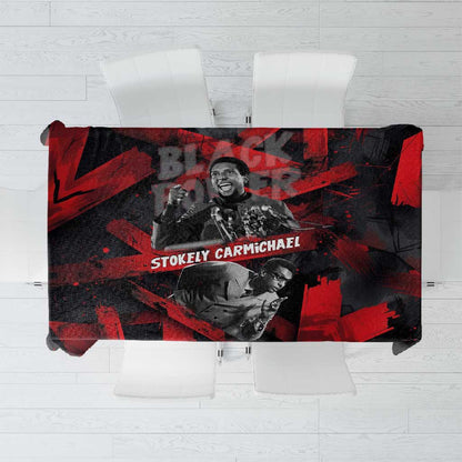 Stokely Carmichael Tablecloth Graphic Design Black Power Quote Powerful Speech Civil Rights - African Pride