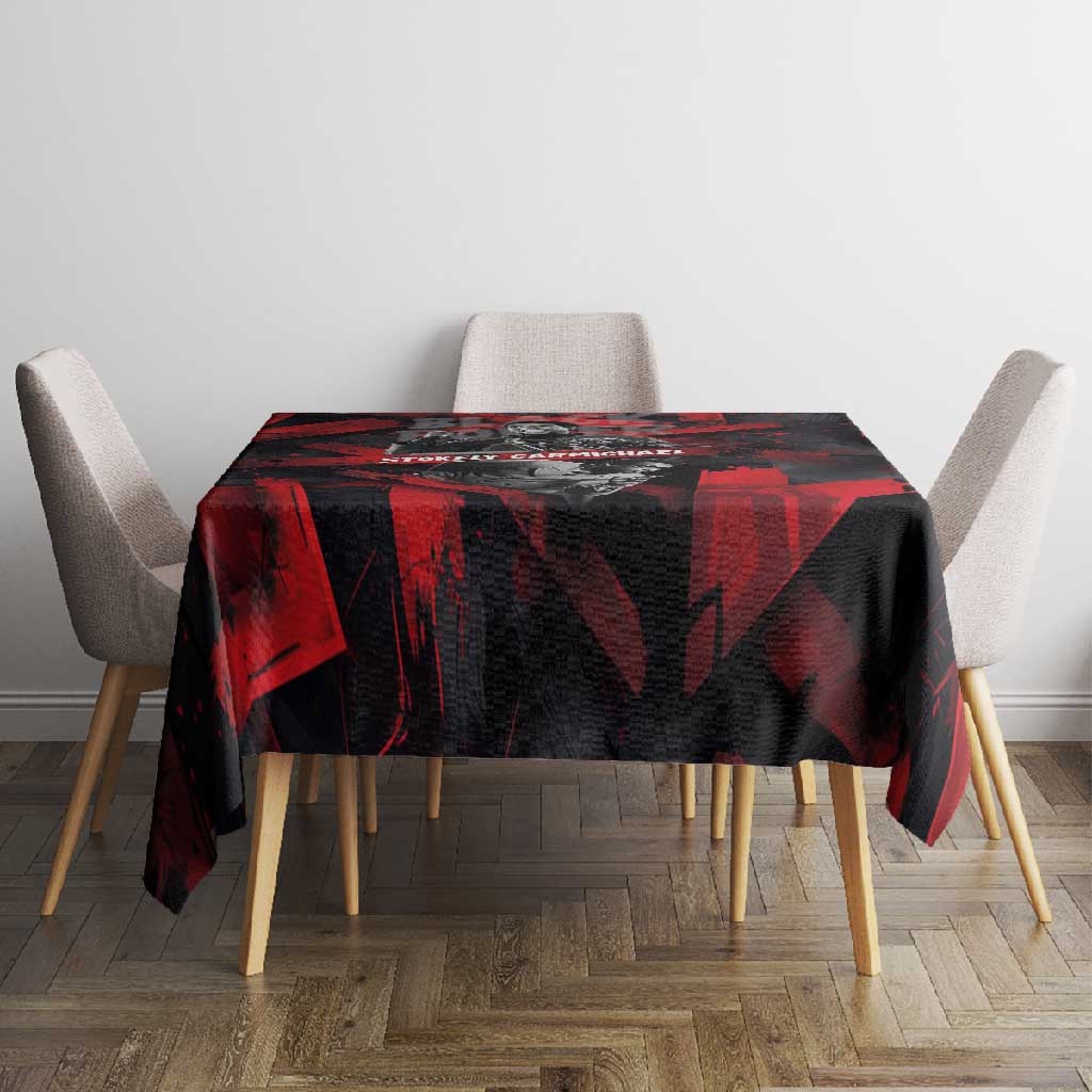 Stokely Carmichael Tablecloth Graphic Design Black Power Quote Powerful Speech Civil Rights - African Pride