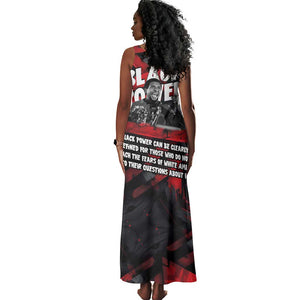 Stokely Carmichael Tank Maxi Dress Graphic Design Black Power Quote Powerful Speech Civil Rights - African Pride