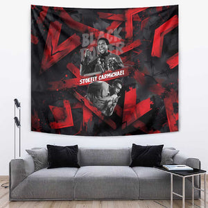 Stokely Carmichael Tapestry Graphic Design Black Power Quote Powerful Speech Civil Rights - African Pride