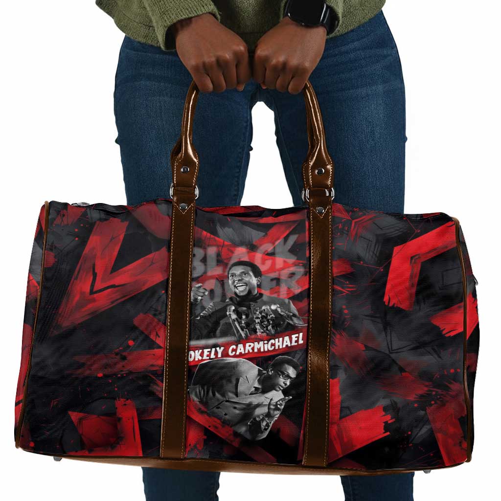 Stokely Carmichael Travel Bag Graphic Design Black Power Quote Powerful Speech Civil Rights - African Pride