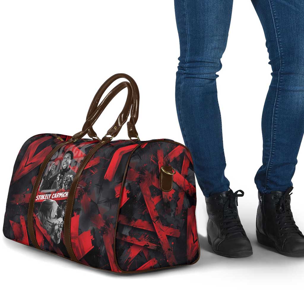 Stokely Carmichael Travel Bag Graphic Design Black Power Quote Powerful Speech Civil Rights - African Pride
