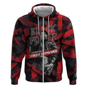 Stokely Carmichael Zip Hoodie Graphic Design Black Power Quote Powerful Speech Civil Rights - African Pride