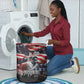 Stokely Carmichael Laundry Basket American Flag Background Black Power Quote Civil Rights Leader Powerful Speech - African Pride