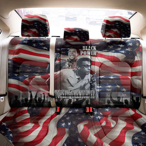 Stokely Carmichael Back Car Seat Cover American Flag Background Black Power Quote Civil Rights Leader Powerful Speech - African Pride