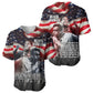 Stokely Carmichael Baseball Jersey American Flag Background Black Power Quote Civil Rights Leader Powerful Speech - African Pride
