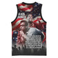 Stokely Carmichael Basketball Jersey American Flag Background Black Power Quote Civil Rights Leader Powerful Speech - African Pride