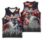 Stokely Carmichael Basketball Jersey American Flag Background Black Power Quote Civil Rights Leader Powerful Speech - African Pride