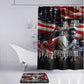 Stokely Carmichael Bathroom Set American Flag Background Black Power Quote Civil Rights Leader Powerful Speech - African Pride