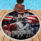 Stokely Carmichael Beach Blanket American Flag Background Black Power Quote Civil Rights Leader Powerful Speech - African Pride