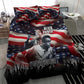 Stokely Carmichael Bedding Set American Flag Background Black Power Quote Civil Rights Leader Powerful Speech - African Pride
