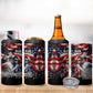 Stokely Carmichael 4 in 1 Can Cooler Tumbler American Flag Background Black Power Quote Civil Rights Leader Powerful Speech - African Pride