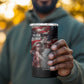 Stokely Carmichael 4 in 1 Can Cooler Tumbler American Flag Background Black Power Quote Civil Rights Leader Powerful Speech - African Pride