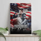 Stokely Carmichael Canvas Wall Art American Flag Background Black Power Quote Civil Rights Leader Powerful Speech - African Pride