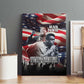 Stokely Carmichael Canvas Wall Art American Flag Background Black Power Quote Civil Rights Leader Powerful Speech - African Pride