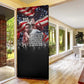 Stokely Carmichael Door Cover American Flag Background Black Power Quote Civil Rights Leader Powerful Speech - African Pride