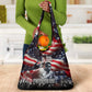Stokely Carmichael Grocery Bag American Flag Background Black Power Quote Civil Rights Leader Powerful Speech - African Pride
