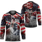 Stokely Carmichael Hockey Jersey American Flag Background Black Power Quote Civil Rights Leader Powerful Speech - African Pride