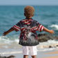 Stokely Carmichael Kid Hawaiian Shirt American Flag Background Black Power Quote Civil Rights Leader Powerful Speech - African Pride
