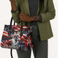 Stokely Carmichael Leather Bag American Flag Background Black Power Quote Civil Rights Leader Powerful Speech - African Pride