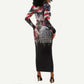 Stokely Carmichael Long Sleeve Bodycon Dress American Flag Background Black Power Quote Civil Rights Leader Powerful Speech - African Pride
