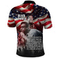 Stokely Carmichael Polo Shirt American Flag Background Black Power Quote Civil Rights Leader Powerful Speech - African Pride