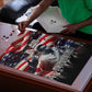 Stokely Carmichael Puzzle American Flag Background Black Power Quote Civil Rights Leader Powerful Speech - African Pride